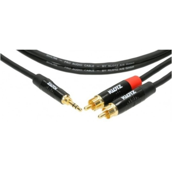 Klotz KY7-090 Kabel audio mini jack stereo-2x RCA 90cm